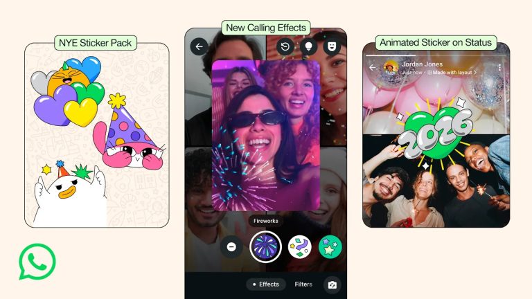 WhatsApp révèle ses effets festifs pour le Nouvel An 2026 — découvrez l’animation secrète qui fait craquer les utilisateurs