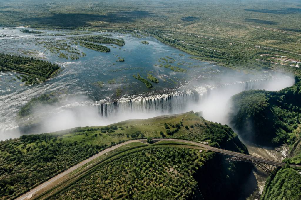 Carte des chutes Victoria pour organiser votre voyage