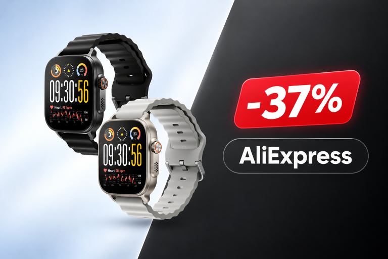 Realme Watch 5 à 44€ sur AliExpress : autonomie de 2 semaines, GPS 5 satellites — offre à ne pas rater !